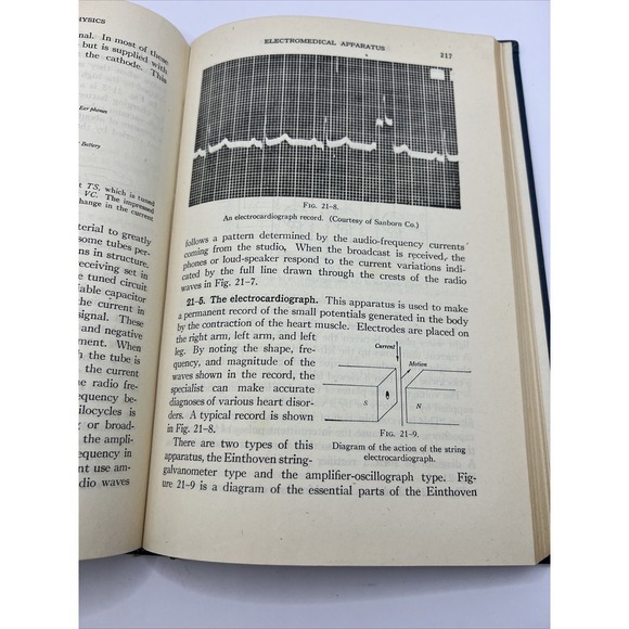 Elementary Medical Physics Textbook, Macmillan, NY, 1947, Rice University - Picture 10 of 14